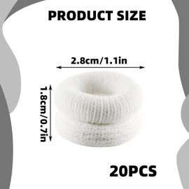 YIIWONI Finger Bandage, Pack of 20, White, Fingertip Protection, Finger Cots Bandage, Finger Plasters, Fingertip Plasters, Breathable Finger Cots for Work, Kitchen, Finger Protection for Injuries