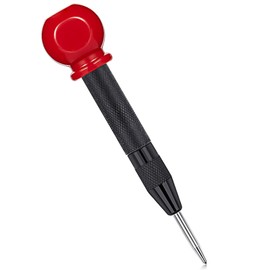 Spring Loaded Center Punch, Automatic Center Punch Anti-Slip Punch Tool Heavy Duty Center Hole Punch for Metal Wood Plastic