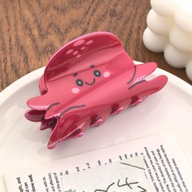 Octopus Shape Hair Claws Non Slip 3.5" Sea Animal Design Hair Clips for Women Girls Medium Thick Hair Accessories