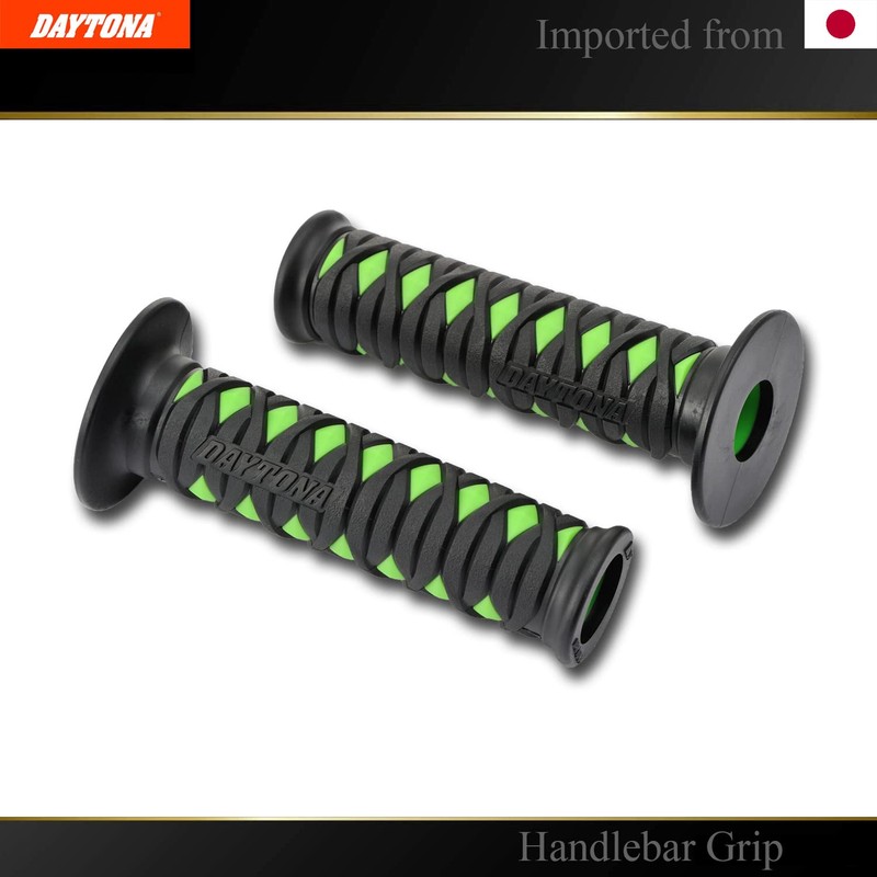 DAYTONA Universal 7/8" Motorcycle Handlebar Grips for Premium Comfort Rides