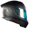 KOV Casco X Mamba Negro Mate abatible para Moto con