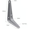 TERF® London Shelf Bracket Grey 100mm X 75mm (4 X