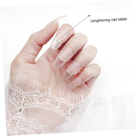 Mikinona 1 Nail Tips Nail Art Mold Nail Extension Mold Nail Mold with Scale Transparent