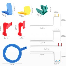 LA MIERE Digital Sensor Holder MEGA KIT. for, Schick, Jazz, GENDEX, Sigma. Compatible for Film Xrays. (red Blue Yellow XCP Kits). Holds sensors Very Well and Secure. All Kits Included