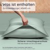 Bambaw Bamboo Pillowcase 40 x 80 cm, Pack of 2,
