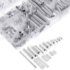 200 Piece Spring Assortment Set Kit, Various Sizes Extension and