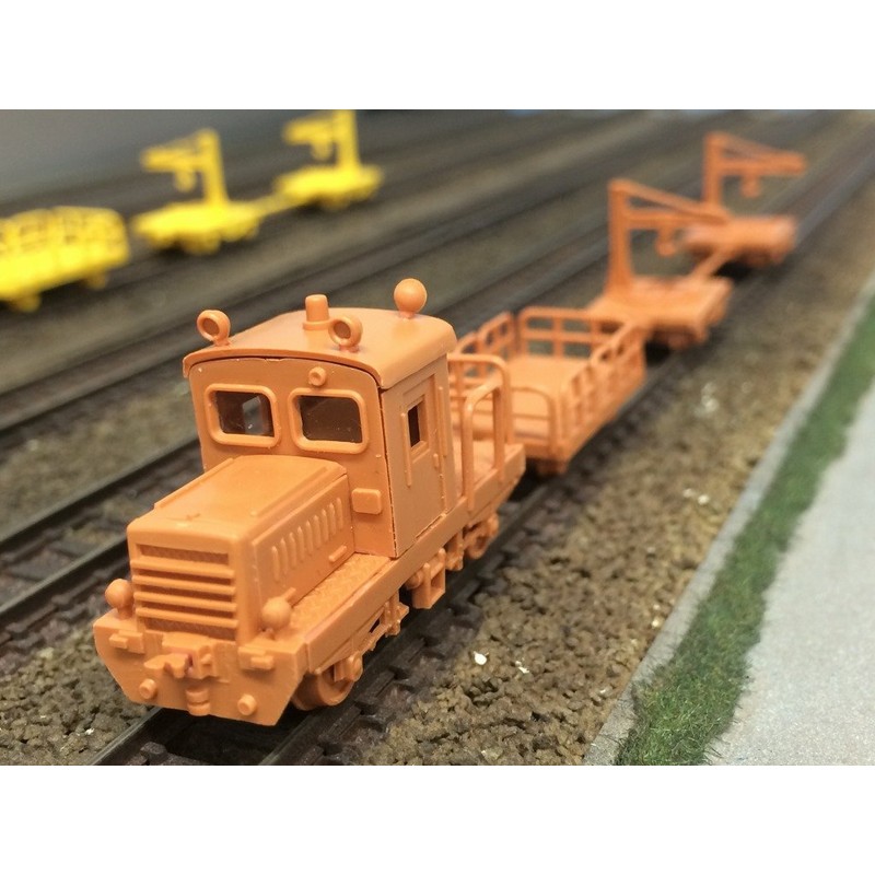 N gauge 2529 Tinted 保線 Classification Vehicle (Orange)