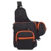 Polyester Multi Functional Fishing Tackle Crossbody Bag Outdoor Sports Hiking