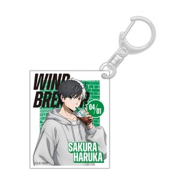 Hagoromo Wind Breaker Acrylic Key Holder, Haruka Sakura No. 83136