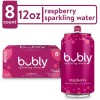 Bubly Raspberry Sparkling Water 12 fl oz, 8 Pack Cans