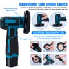 Maxmartt Cordless Angle Grinder, 19500rpm Cordless Grinder with 1pcs 12V