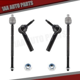 unbranded Inner Outer Tie Rod Ends Kit for Chrysler Town & Country Dodge Caravan 2001-2004