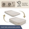King Koil Luxury Air Mattress 16in Full Size Beige with