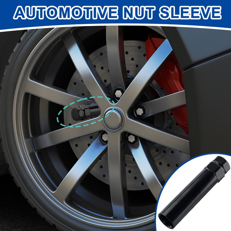 Small 6 Spline Lug Nut Socket,Wheel Lock Key for 19