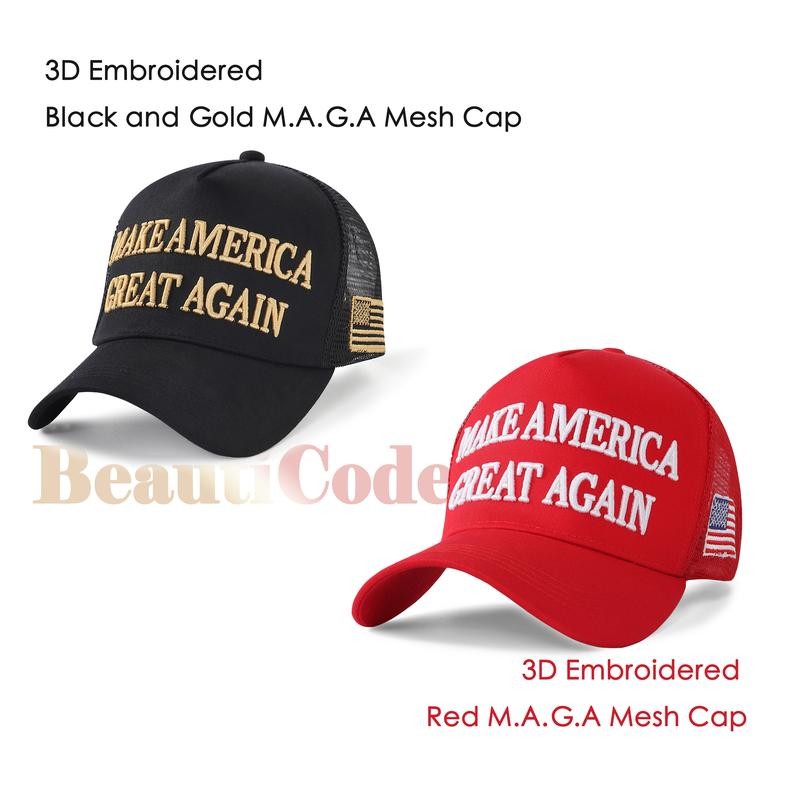 D.T M.A.G.A Hat - Baseball Cap with USA Flag, Slogan