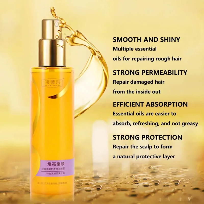 Aceite Acondicionador Para Cabello Seco Y Rizado, Argán, Ant