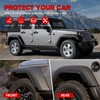 FieryRed Fenders Front & Rear Fenders Compatible with 2007–2018 Jeep