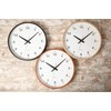 KATOMOKU plywood wall clock brown sweep (continuous second hand) km-35L