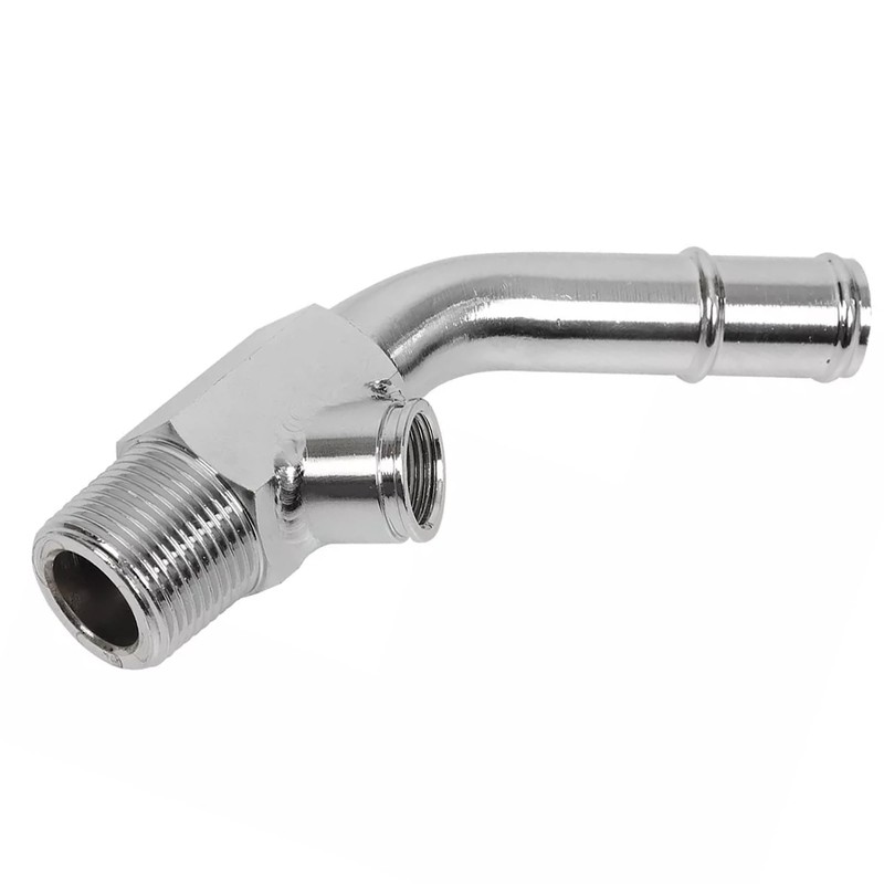 Hot Water Radiator Coolant Temp Sensor Elbow Connector Tube Replace