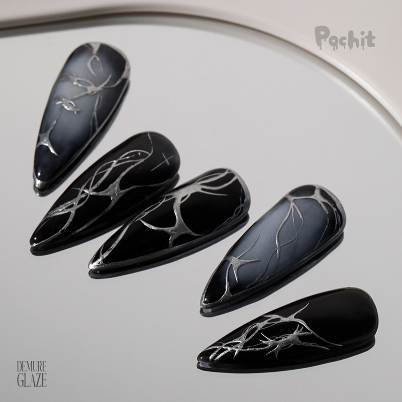 pochit Pochet Demuir Glaze Black White Syrup Gel Single Item
