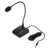 Gooseneck Condenser Microphone Professional 6.35mm Desktop Wired Microphone for Broadcasting