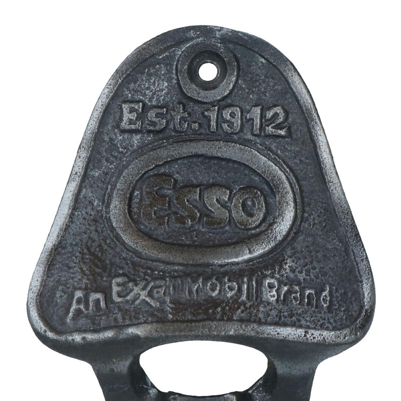 Esso Bottle Opener Cast Iron Gift Garage Door Shed Man