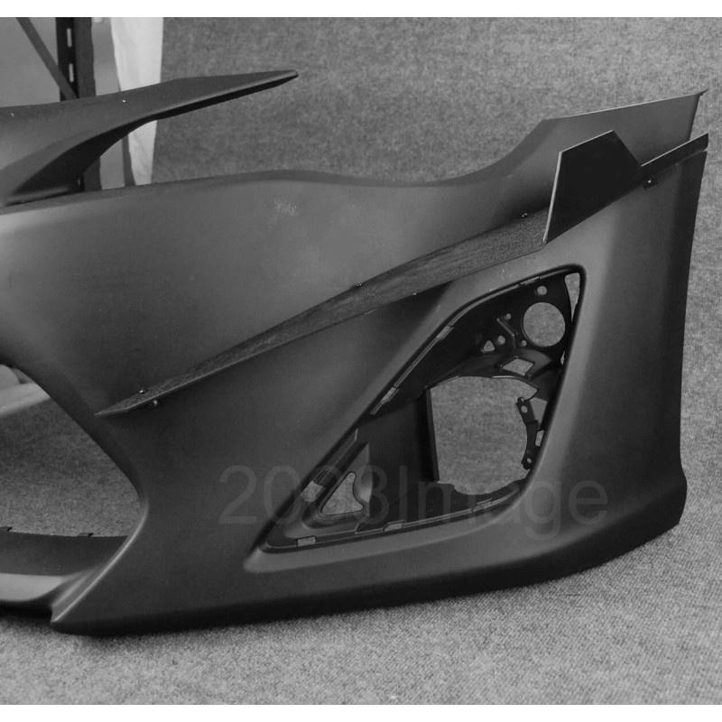 SdeelCase V1 Pair Black ABS Front Bumper Lip Canard Splitter