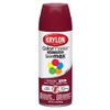 Krylon K05211807 ColorMaster Paint + Primer, Gloss, Burgundy, 12 oz.