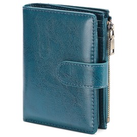 GAEKEAO Women's Purse Women's Small Purse Women's Small Purse with RFID Blocking, Women's Purse with Zip Pocket, Type: peacock blue, Modern