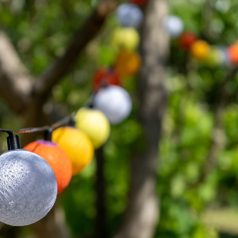 GuirLED - Outdoor garland with light balls LED guinguette -