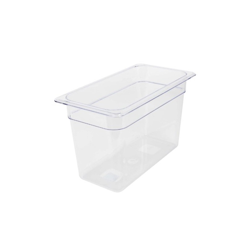 Excellante Third Size 8-Inch Deep Polycarbonate Food Pan