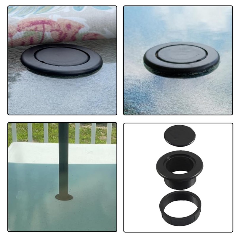 MfhdgXAvs Patio Table Umbrella Hole Ring Plug Cap Set 1Pcs