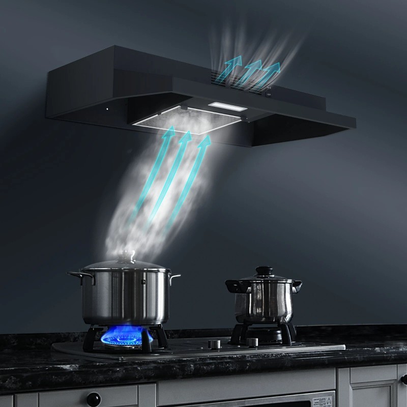 SNDOAS Kitchen 30in Under Cabinet Range Hood 230CFM Cook Fan