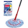 O-Cedar MicroTwist MAX Microfiber Twist Mop with 1 Extra Refill