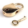OZXNO 1PCS Vintage Mini Bear Padlock Key Lock Antique Style