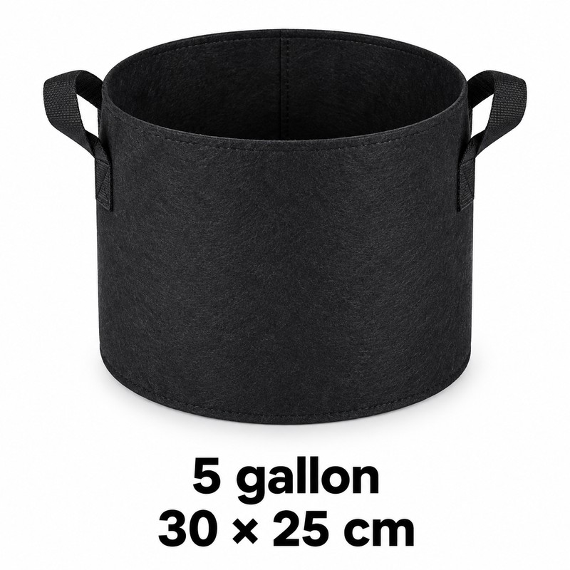 Felt Grow Bags for Vegetables, Strawberries & Flowers – Breathable