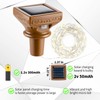 Tuanse 18 Pcs Solar Bottle Lights, 20 LEDs Waterproof Copper