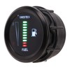 52mm Oil Fuel Level Gauge Meter Indicator LED Flashing Reminder