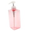 ABOOFAN Square Liquid Pump Dispenser Bottle for Shampoo Body Wash