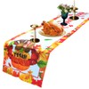 Thanksgiving Table Runner 12 x 70'' Happy Thanksgiving Turkey Pumpkin