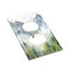 ybclf Rustic Green Misty Forest Tree Outlet Covers Light Switch