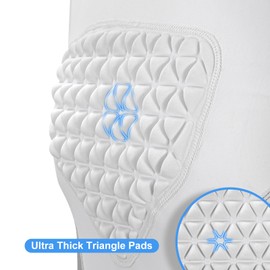 Youth Football Baseball Chest Protector, Padded Compression Shirt, Support Softball Rugby Lacrosse Heart Sternum Guard （White Grey,M）