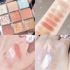 9 Colours Eyeshadow Palette with 3 Eyeshadow Brushes Matte Glitter