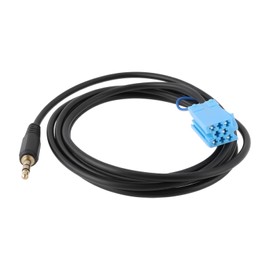 YINETTECH 1pc Car AUX Input Lead Adapter Cable 3.5 mm Jack Compatible with Peugeot Boxer 11-13