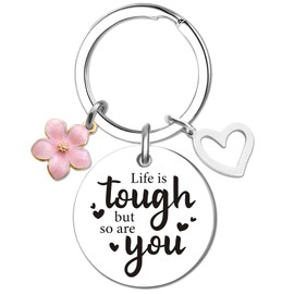 OWIGIU Inspirational Gifts for Women Encouragement Gifts for Women Inspirational Keychain Motivational Gifts Sobriety Gifts for Women Men Feel Better Gifts for Women Friends Coworker Cheer Up Gifts