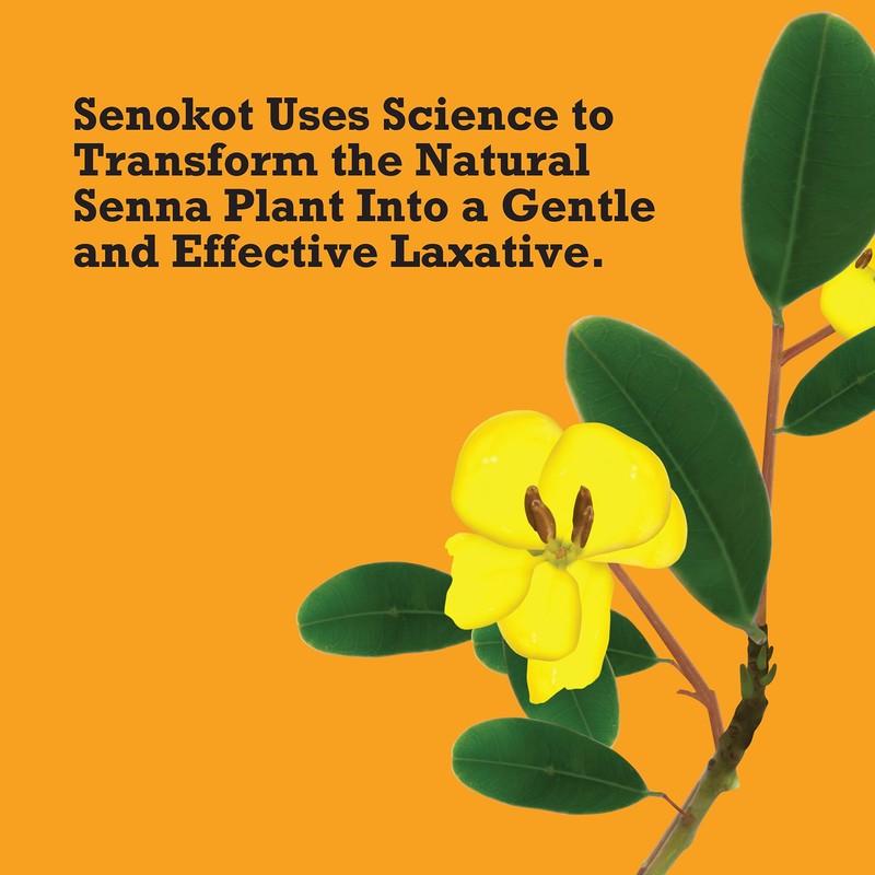 Senokot Extra Strength Natural Vegetable Laxative for Gentle Overnight Relief