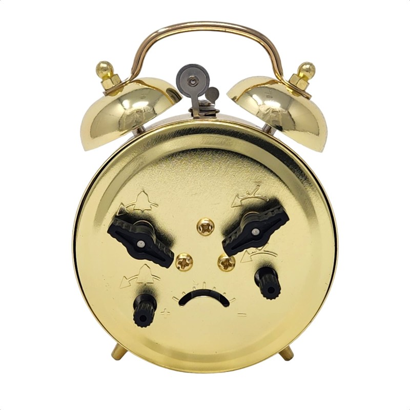 Starlet24 #867 Retro Wind Up Alarm Clock 10 cm Retro