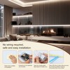 ZSLAIFU Battery Powered LED Strip Lights, 2Pack 3.3FT COB LED