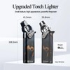 HONEST Single Jet Flame Butane Lighters Refillable Torch Lighters Adjustable