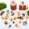 28Pcs Fairy Garden Accessories outdoor, Miniature fairies for fairy garden